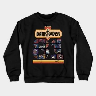 Distressed Dark Tower Board Game Retro Vintage 1981 Crewneck Sweatshirt